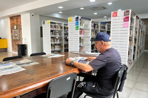 Cerca de 10 mil livros foram retirados em 2024 na Biblioteca Pública Municipal