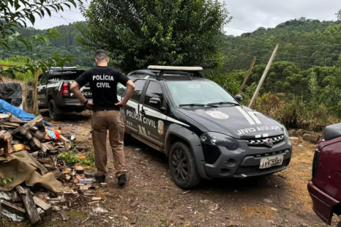 Casal é preso após matar recém-nascida e atear fogo no corpo em Sério/RS